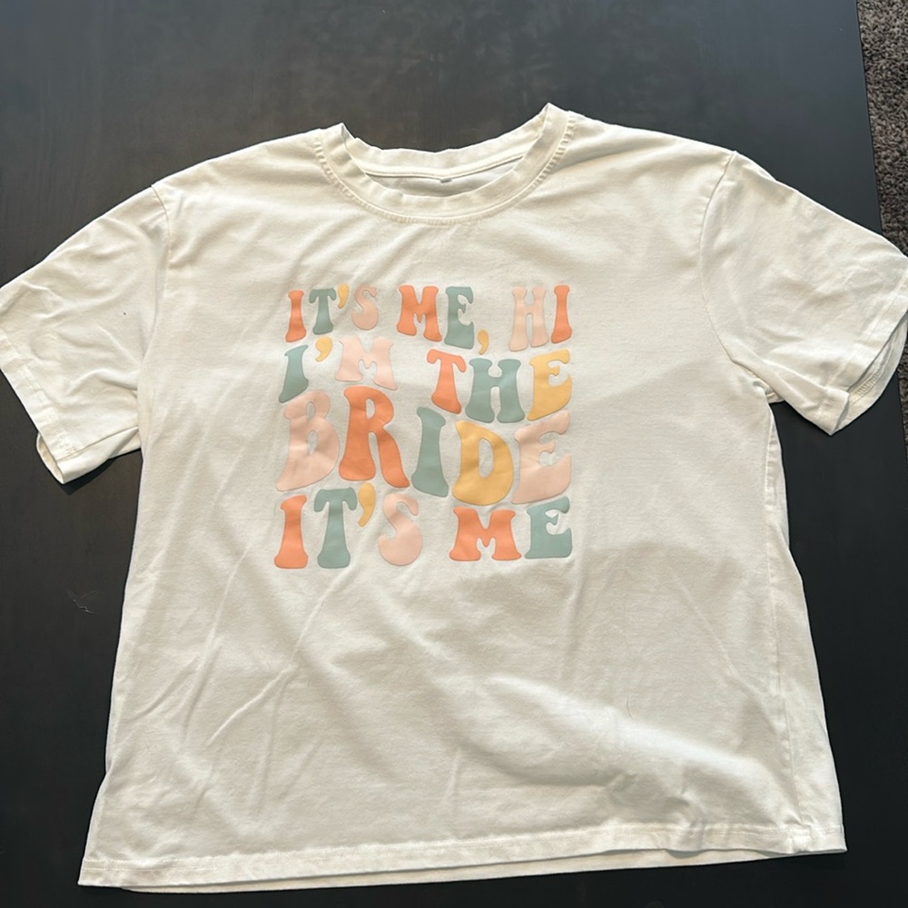 Taylor Swift Bride Bachelorette T-Shirt Women’s XL